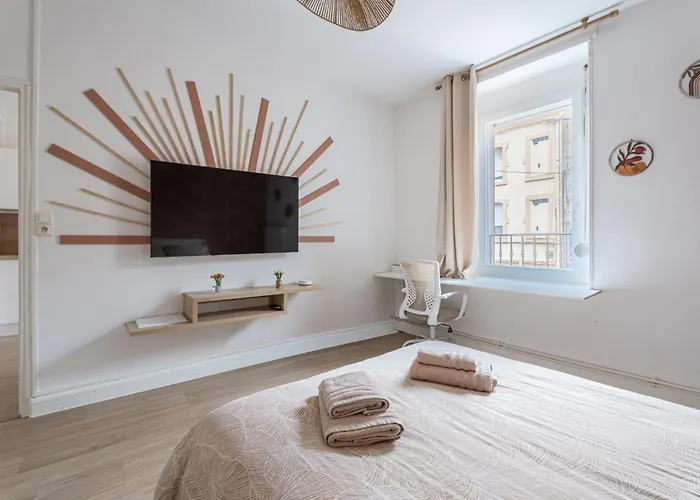 Le Cindy - Spacieux - Lumineux - Wifi - Gare * Homecourt